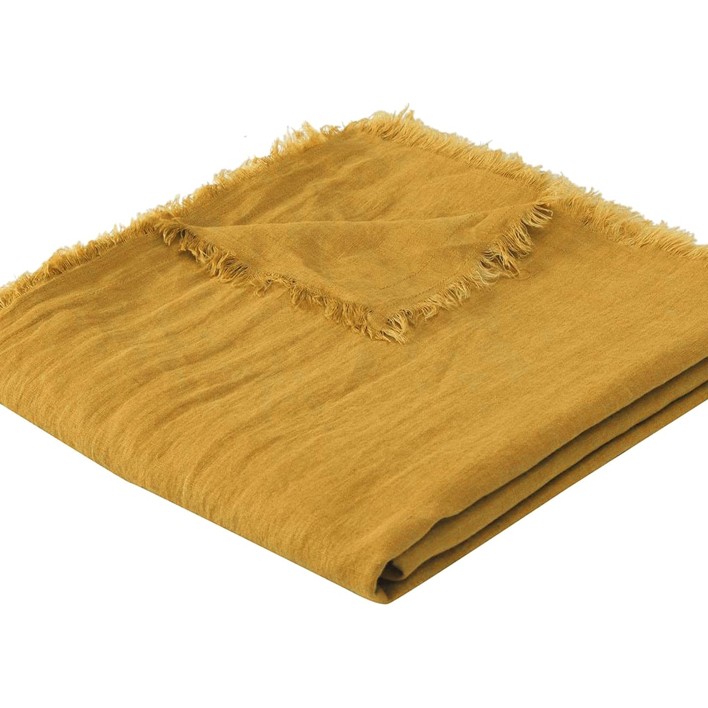 HORTENSE washed linen bedspread 180x260