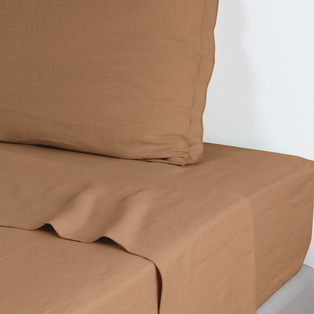 Drap plat lin lavé HORTENSE 240x300 - febronie.com