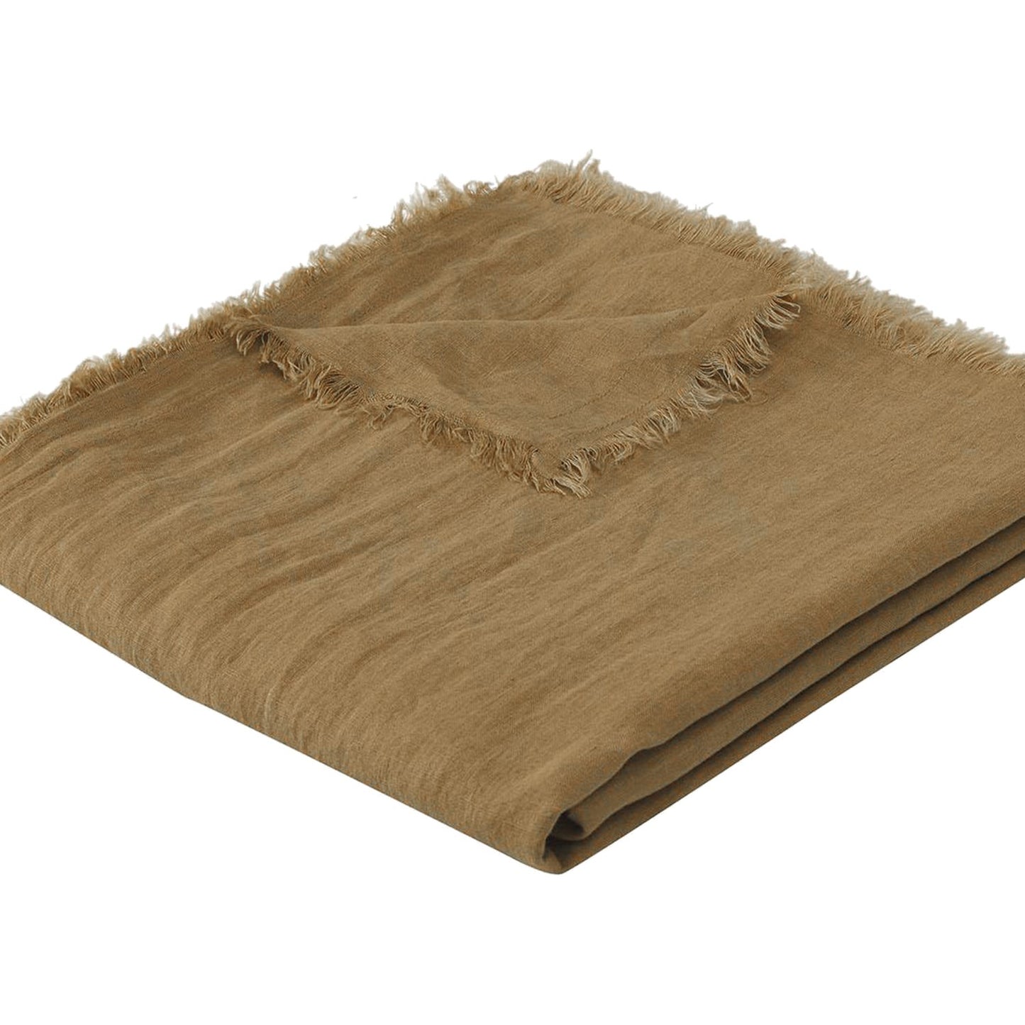 HORTENSE washed linen bedspread 180x260