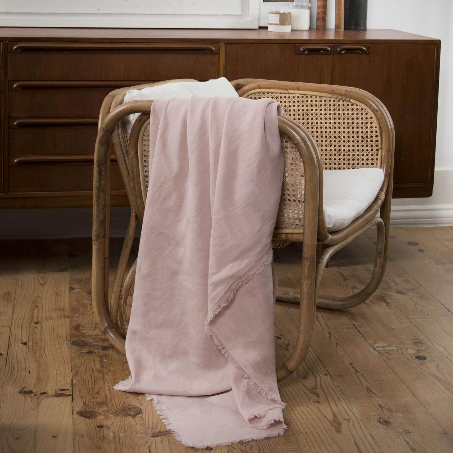 HORTENSE washed linen bedspread 180x260
