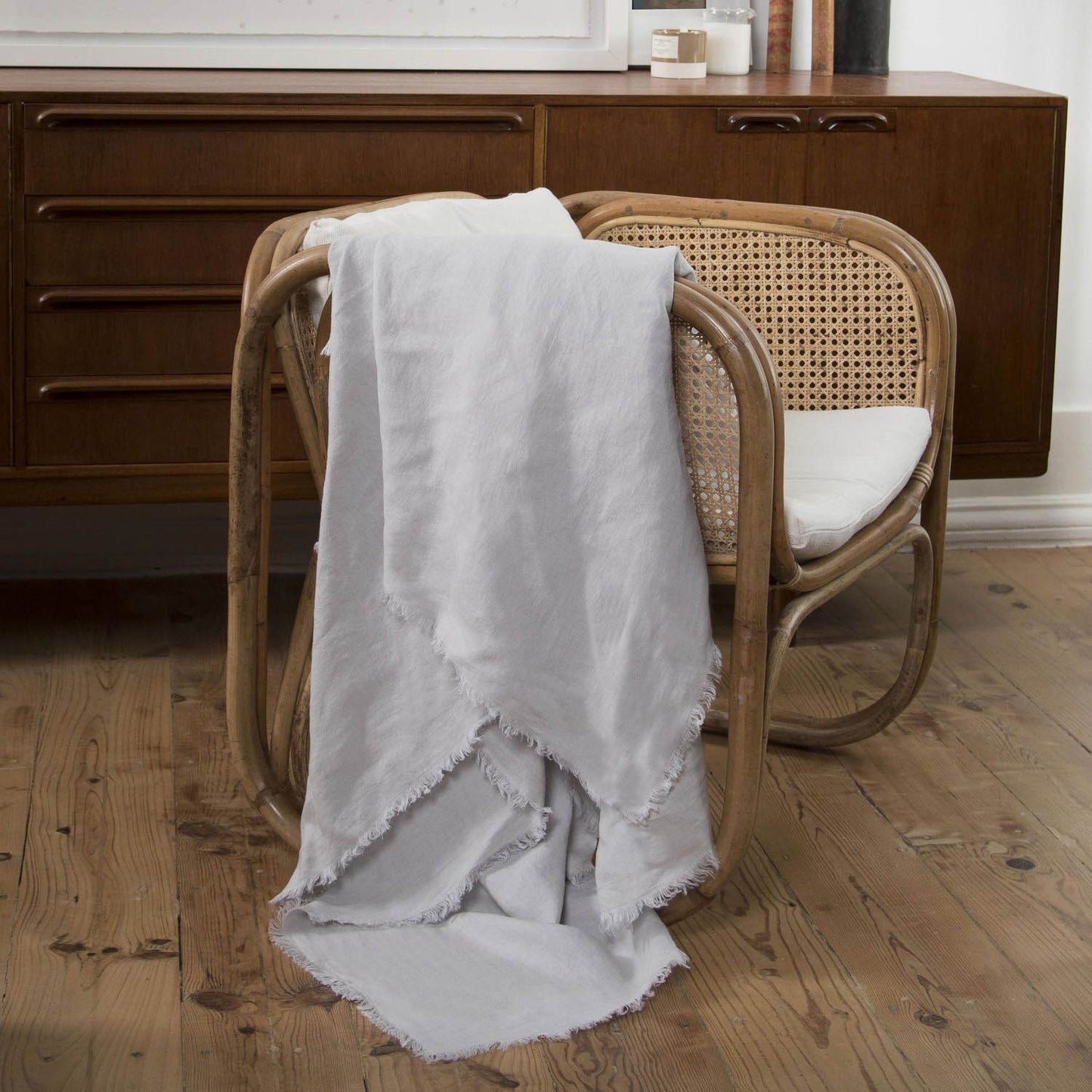 HORTENSE washed linen bedspread 180x260