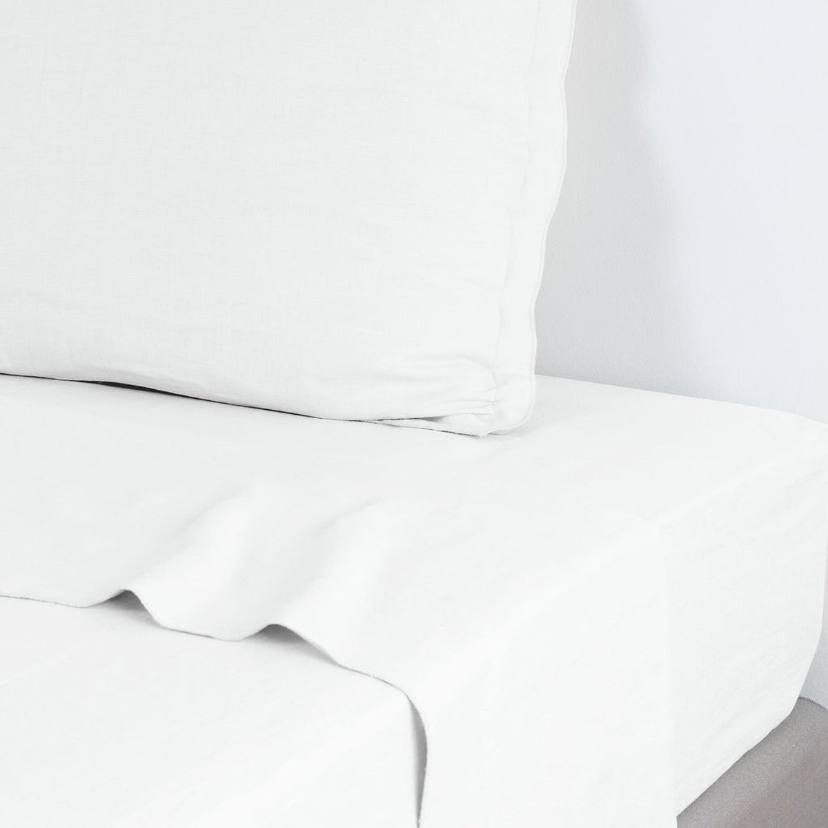Drap plat lin lavé HORTENSE 240x300 - febronie.com