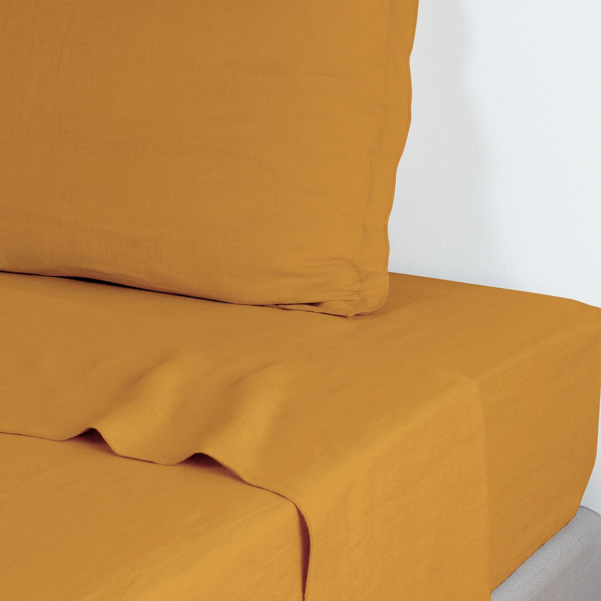 Drap plat lin lavé HORTENSE 240x300 - febronie.com