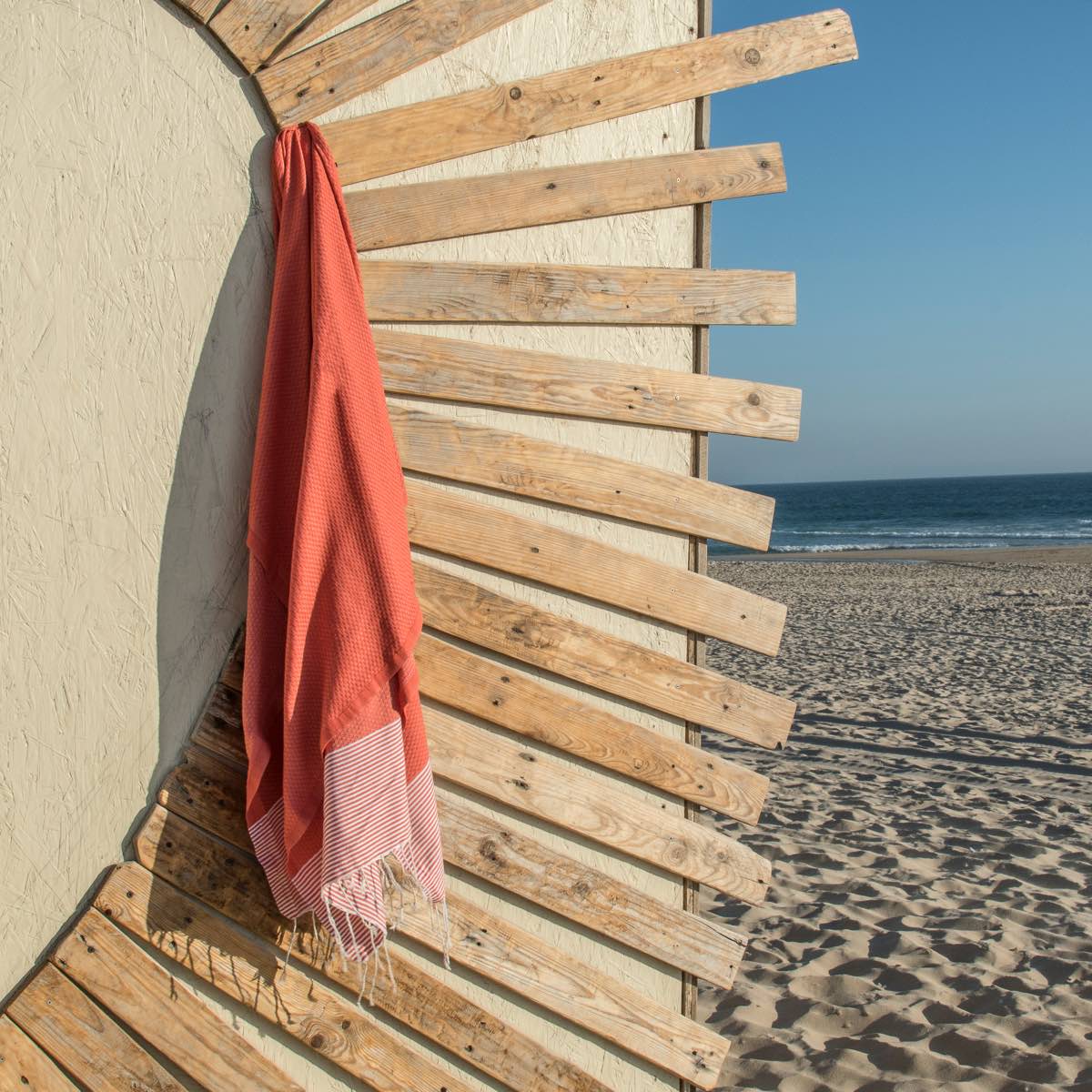 Fouta nid d'abeille coton 100x200 IBIZA