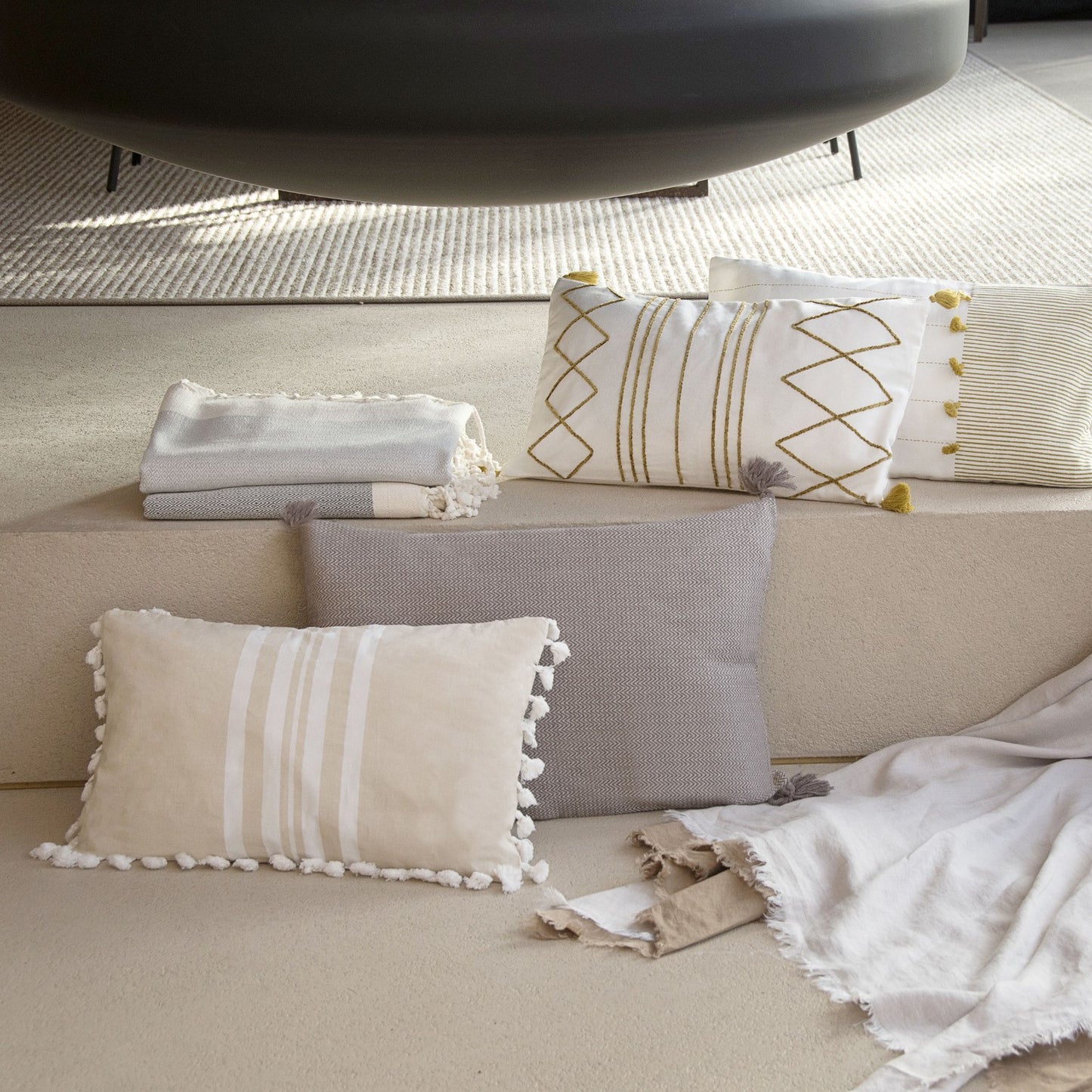 Housse de coussin coton 60x40 STOCKHOLM