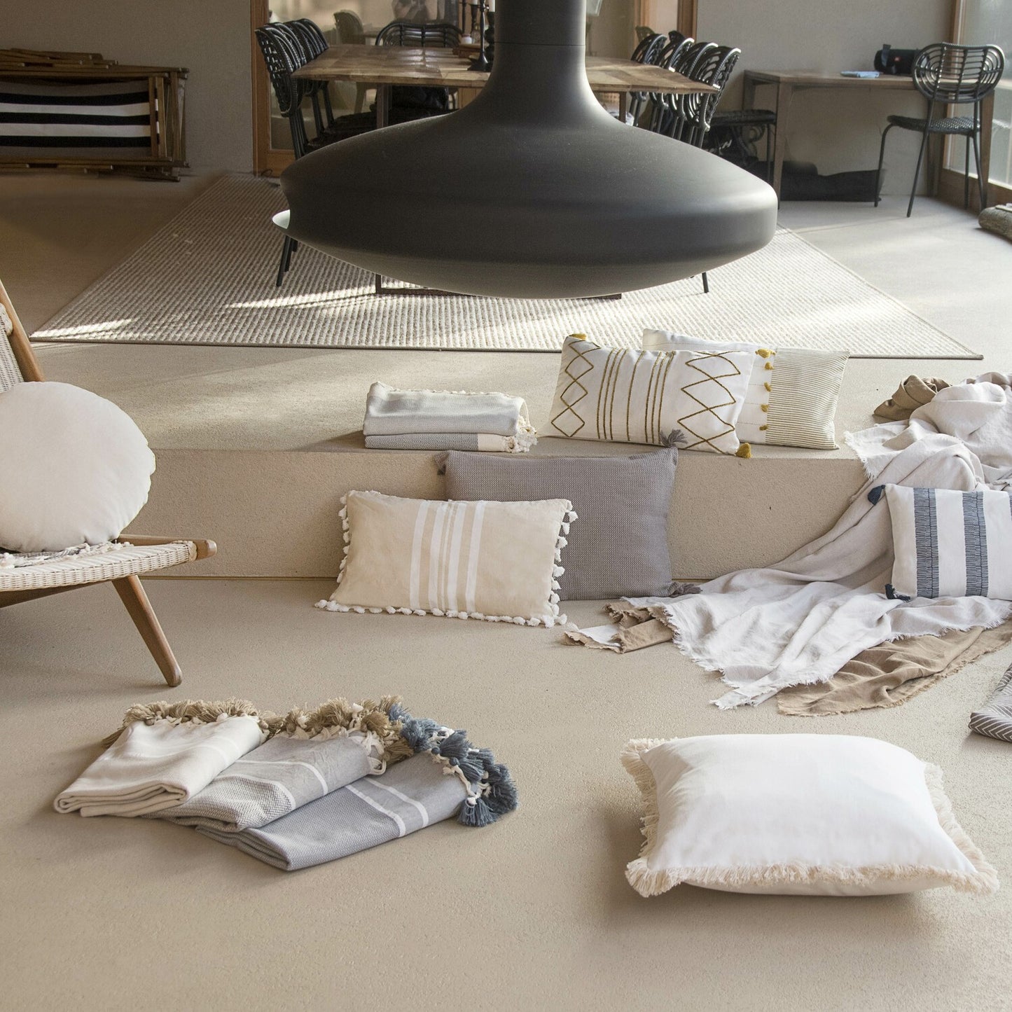 Housse de coussin coton 60x40 STOCKHOLM