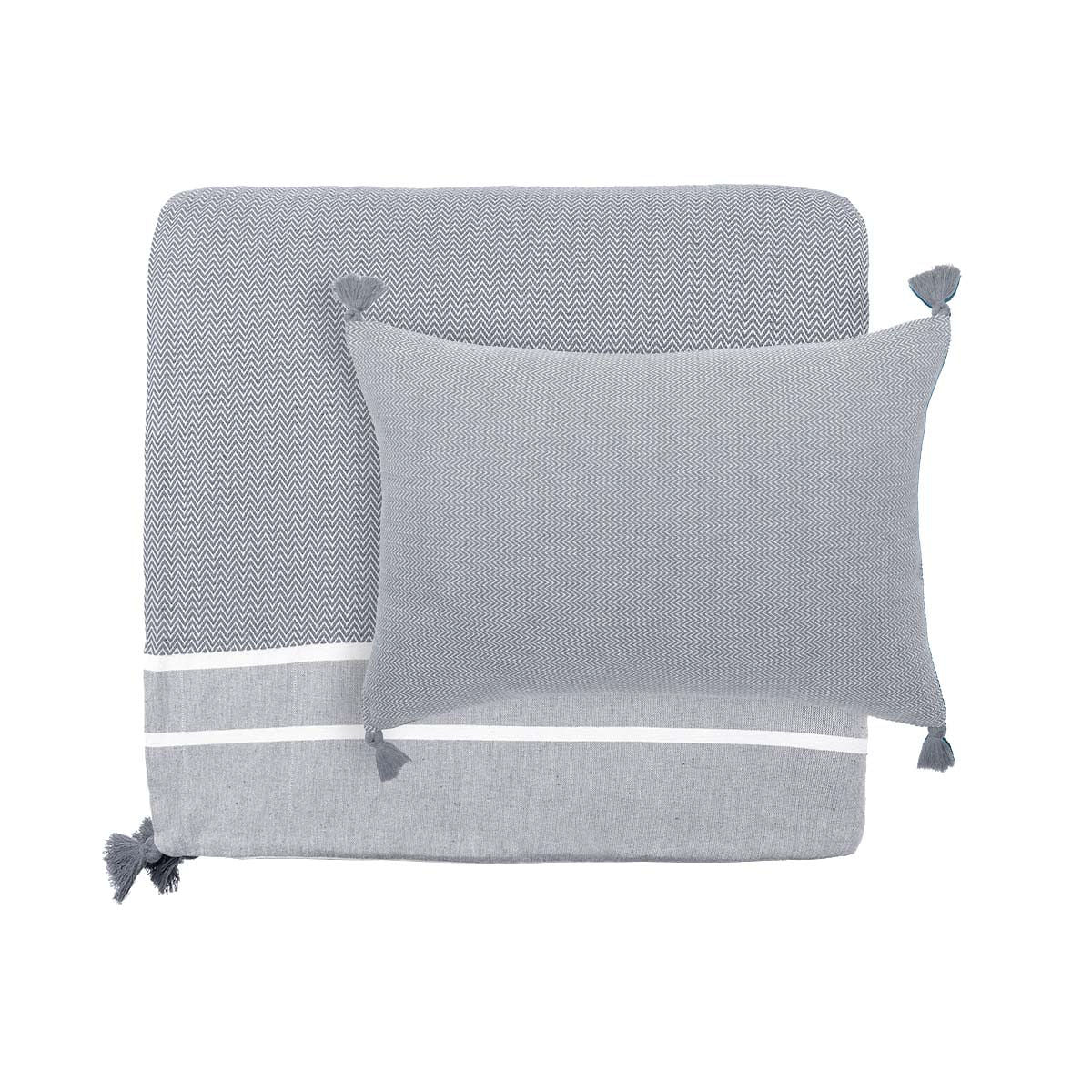 Housse de coussin coton 60x40 STOCKHOLM