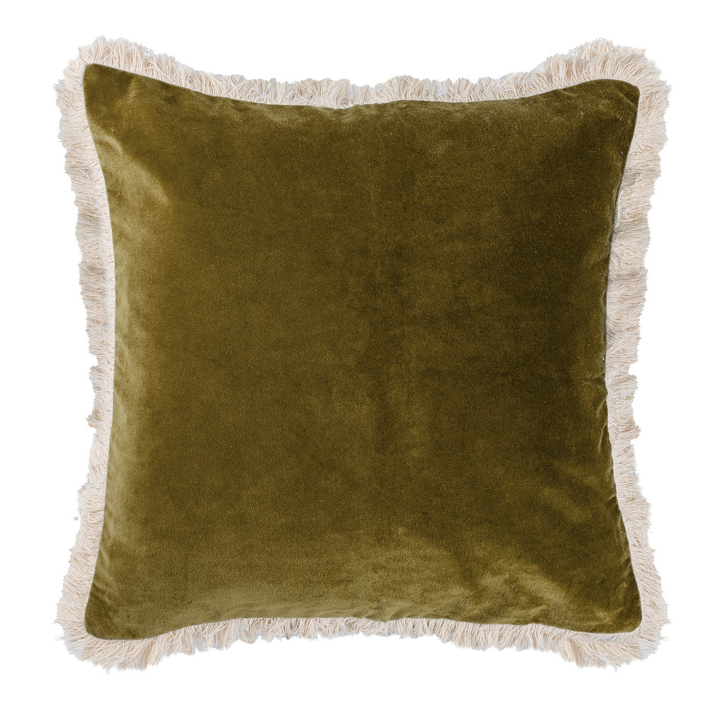 Cotton velvet cushion 50x50 ANDREA