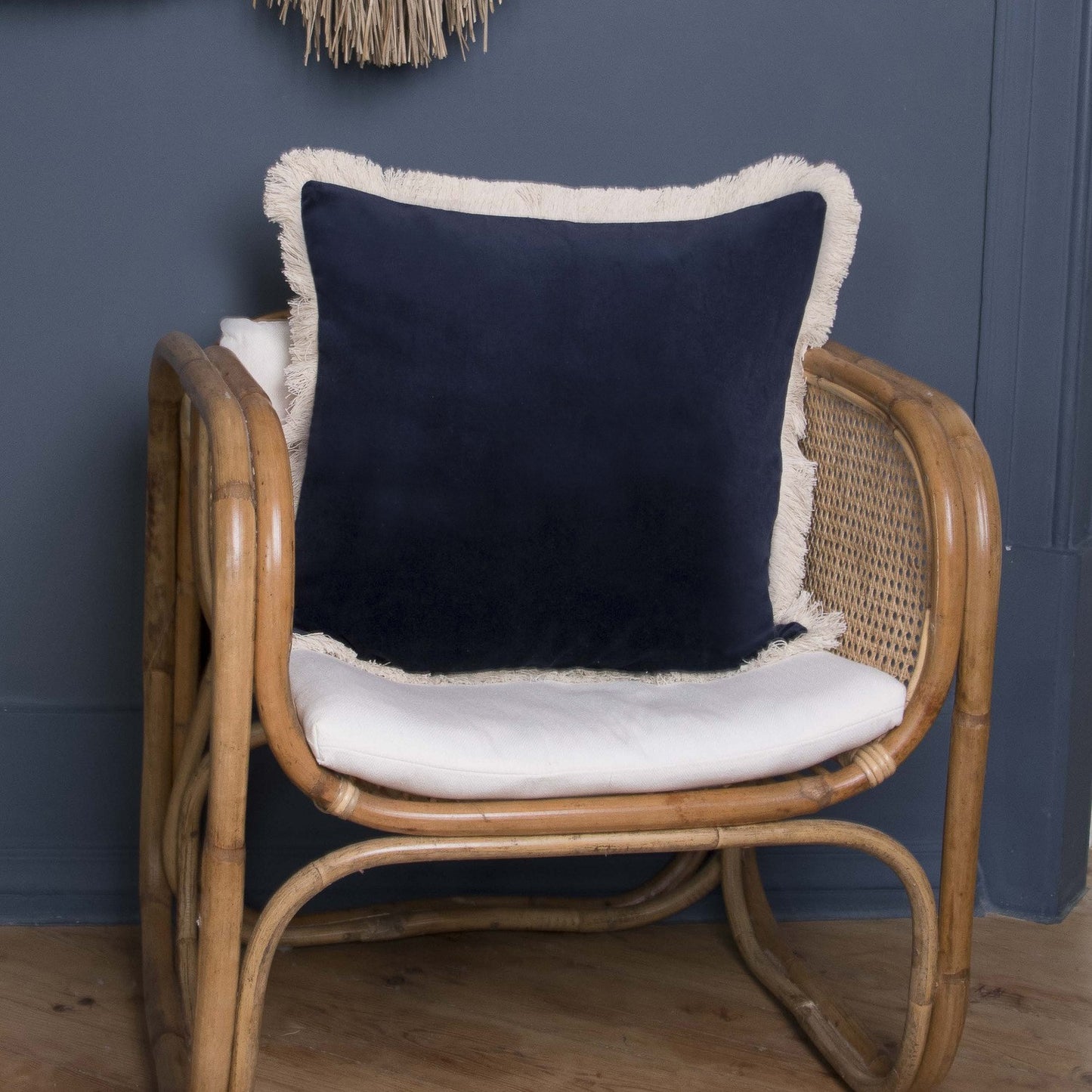 Cotton velvet cushion 50x50 ANDREA