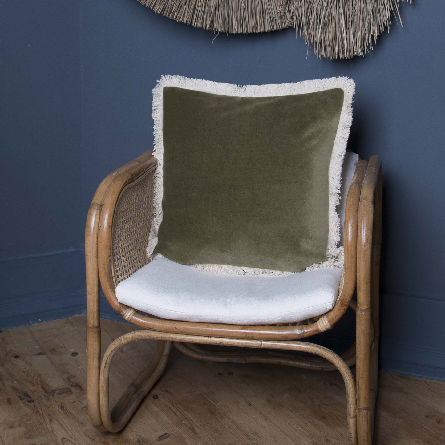 Cotton velvet cushion 50x50 ANDREA