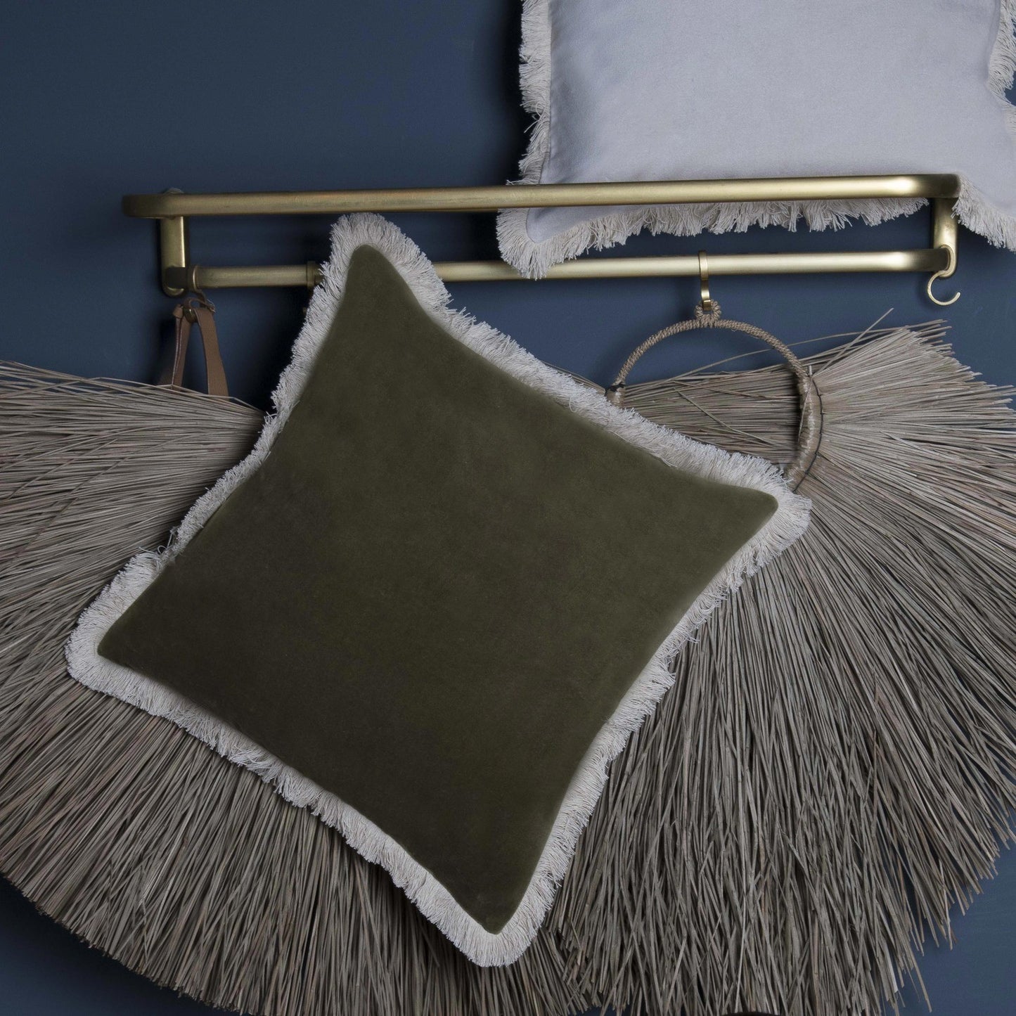 Cotton velvet cushion 50x50 ANDREA