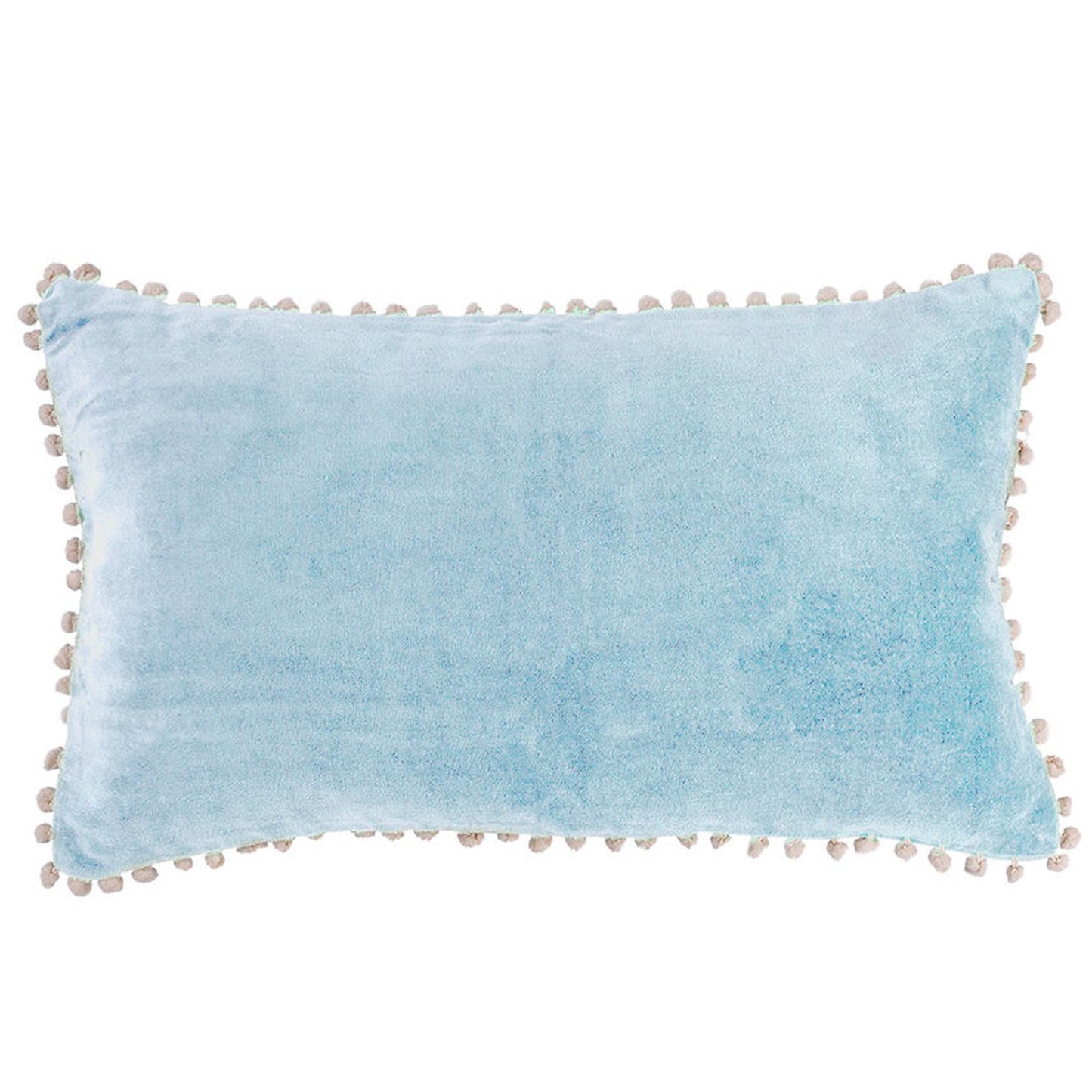Cushion cover in cotton velvet AVORIAZ 50x30