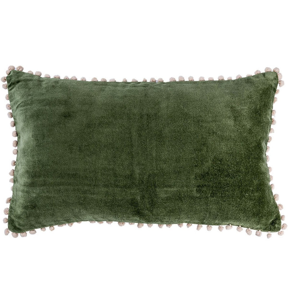 Housse de coussin velours de coton AVORIAZ 50x30