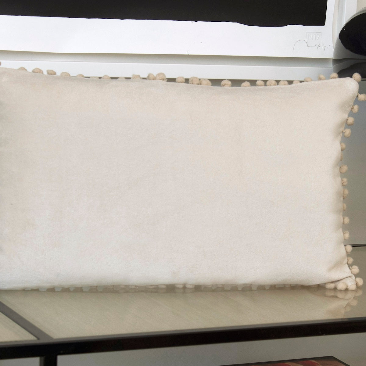 Coussin velours de coton 50x30 CLEO