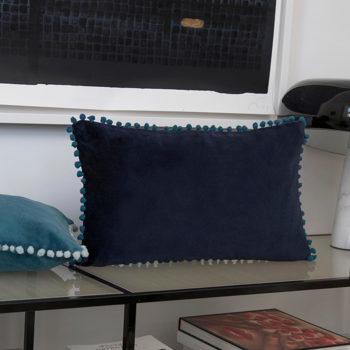 Coussin velours de coton 50x30 CLEO