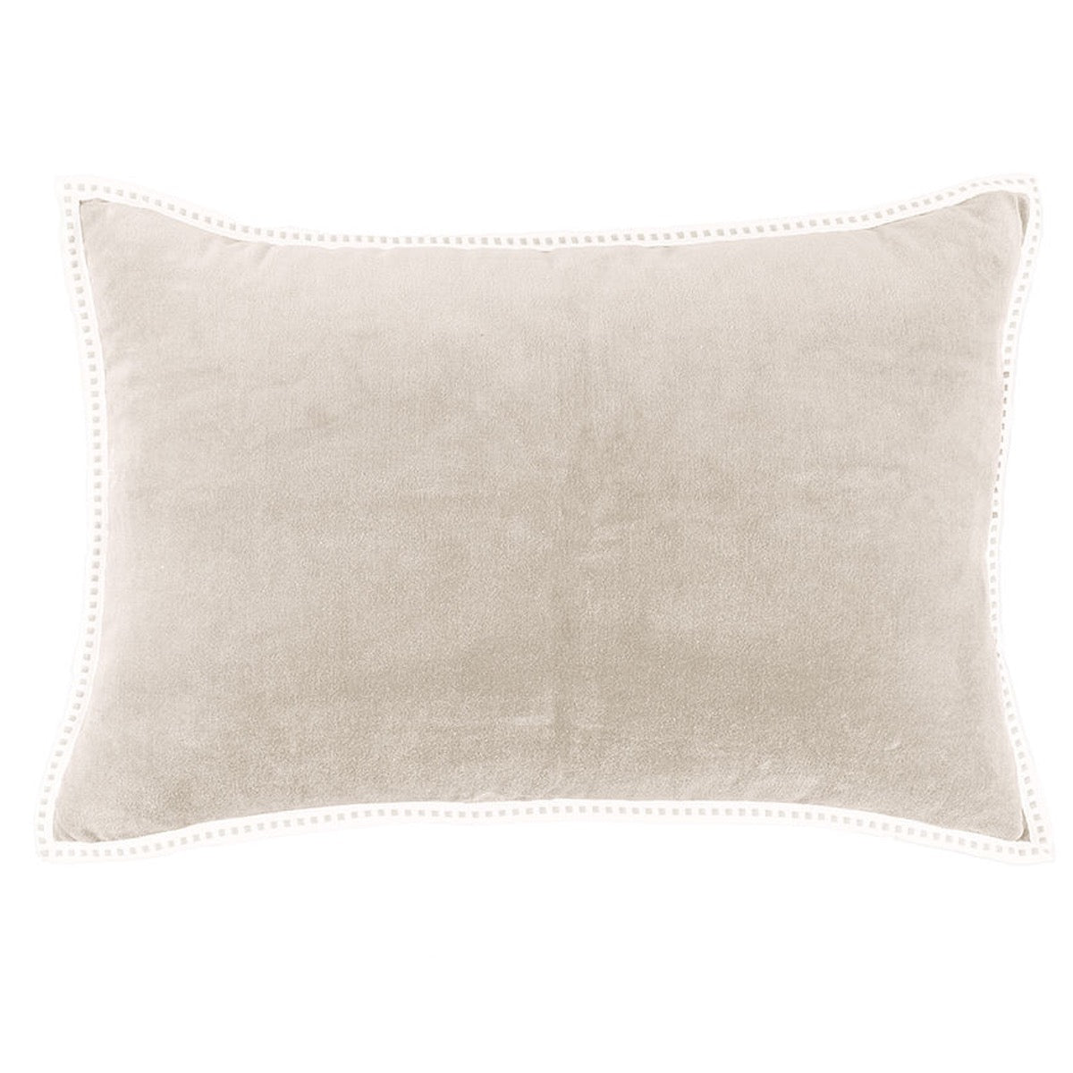 Housse de coussin velours de coton ERIN 60x40