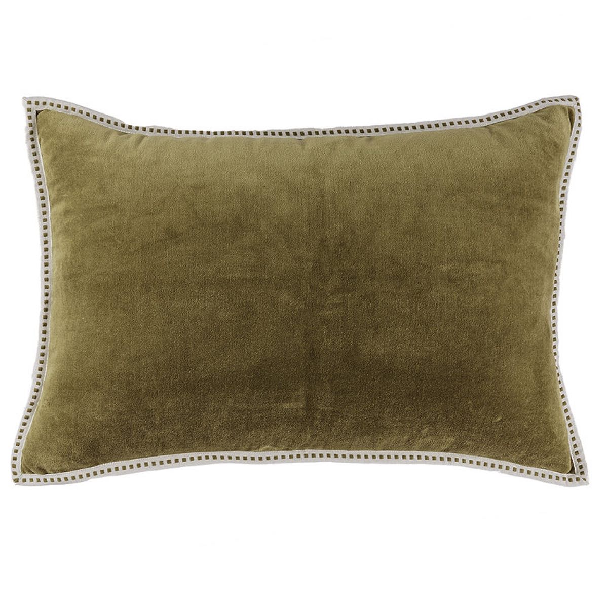 Housse de coussin velours de coton ERIN 60x40