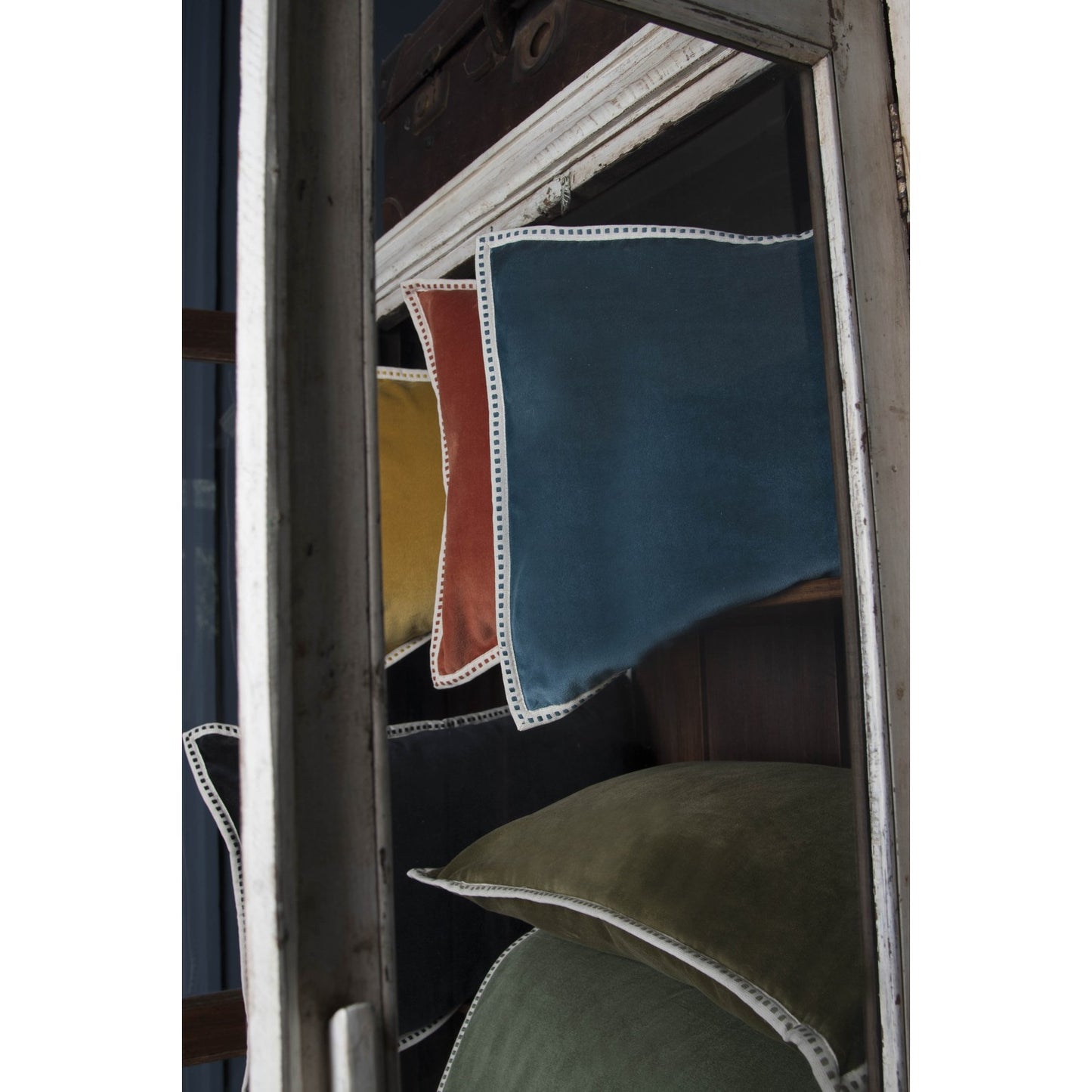 ERIN cotton velvet cushion 60x40