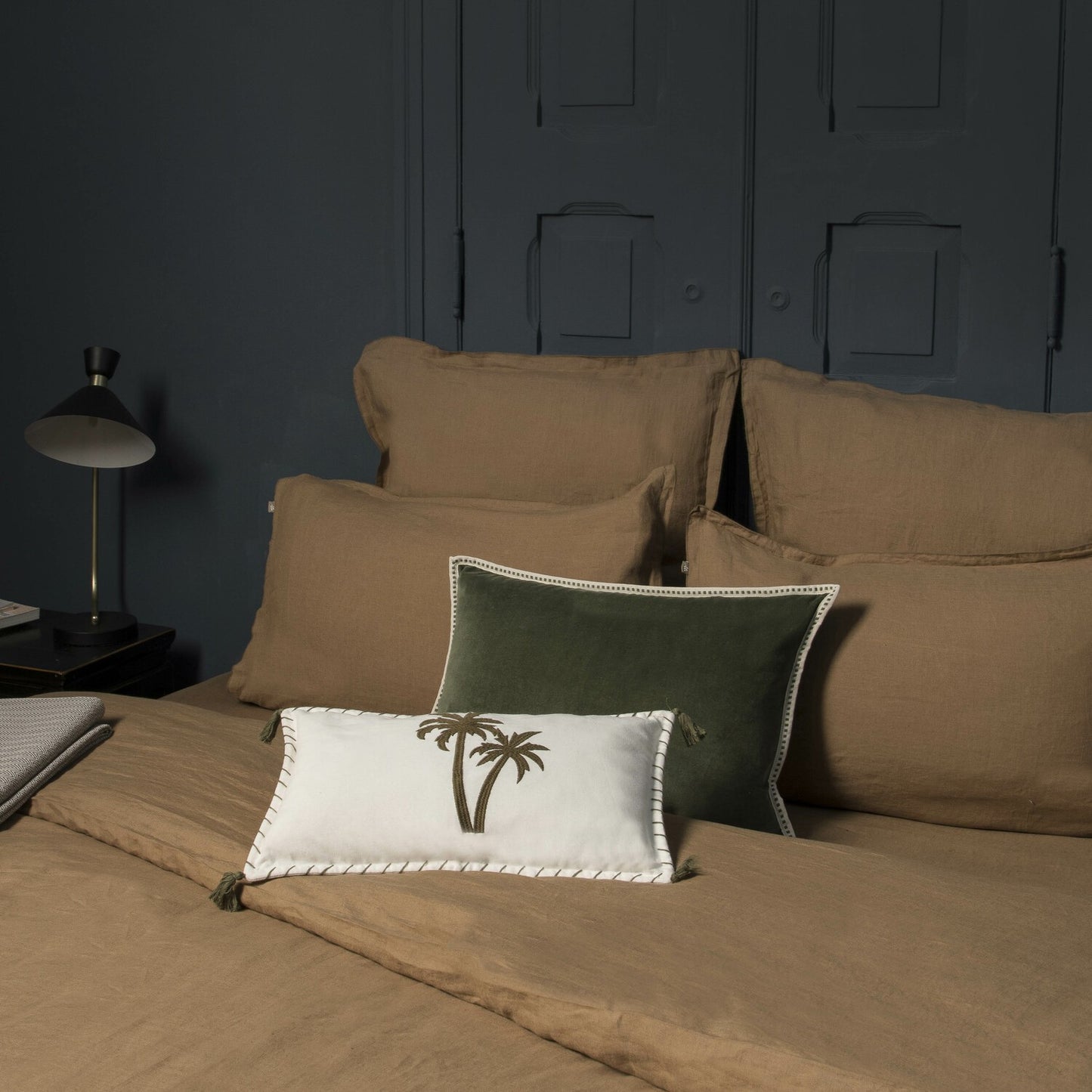 ERIN cotton velvet cushion 60x40