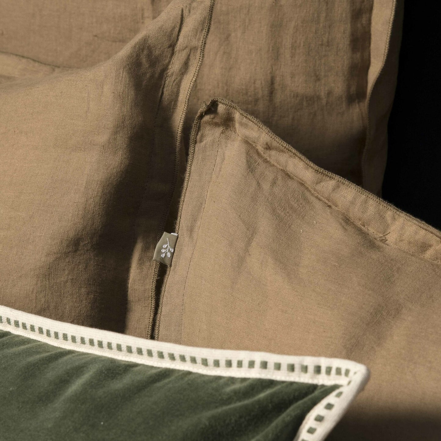 ERIN cotton velvet cushion 60x40