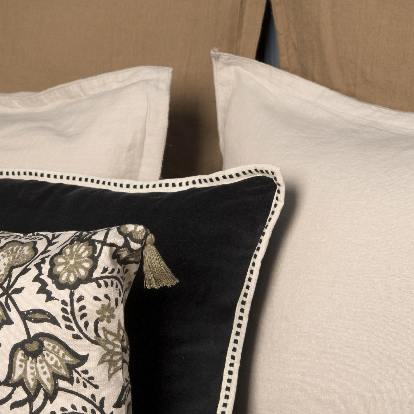 ERIN cotton velvet cushion 60x40
