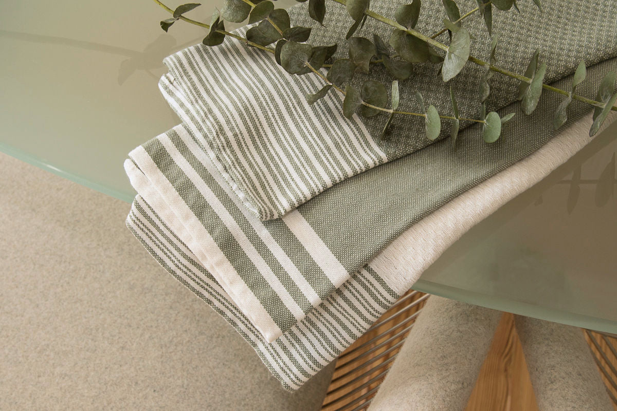 Tea towel (x3) cotton 45x70 MAHDIA