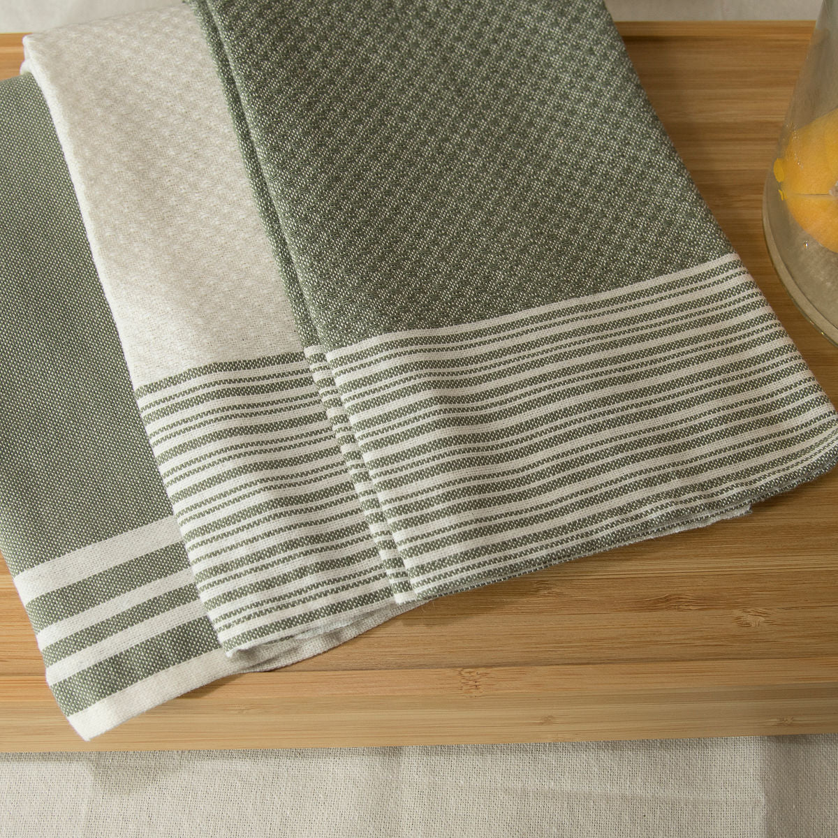 Tea towel (x3) cotton 45x70 MAHDIA