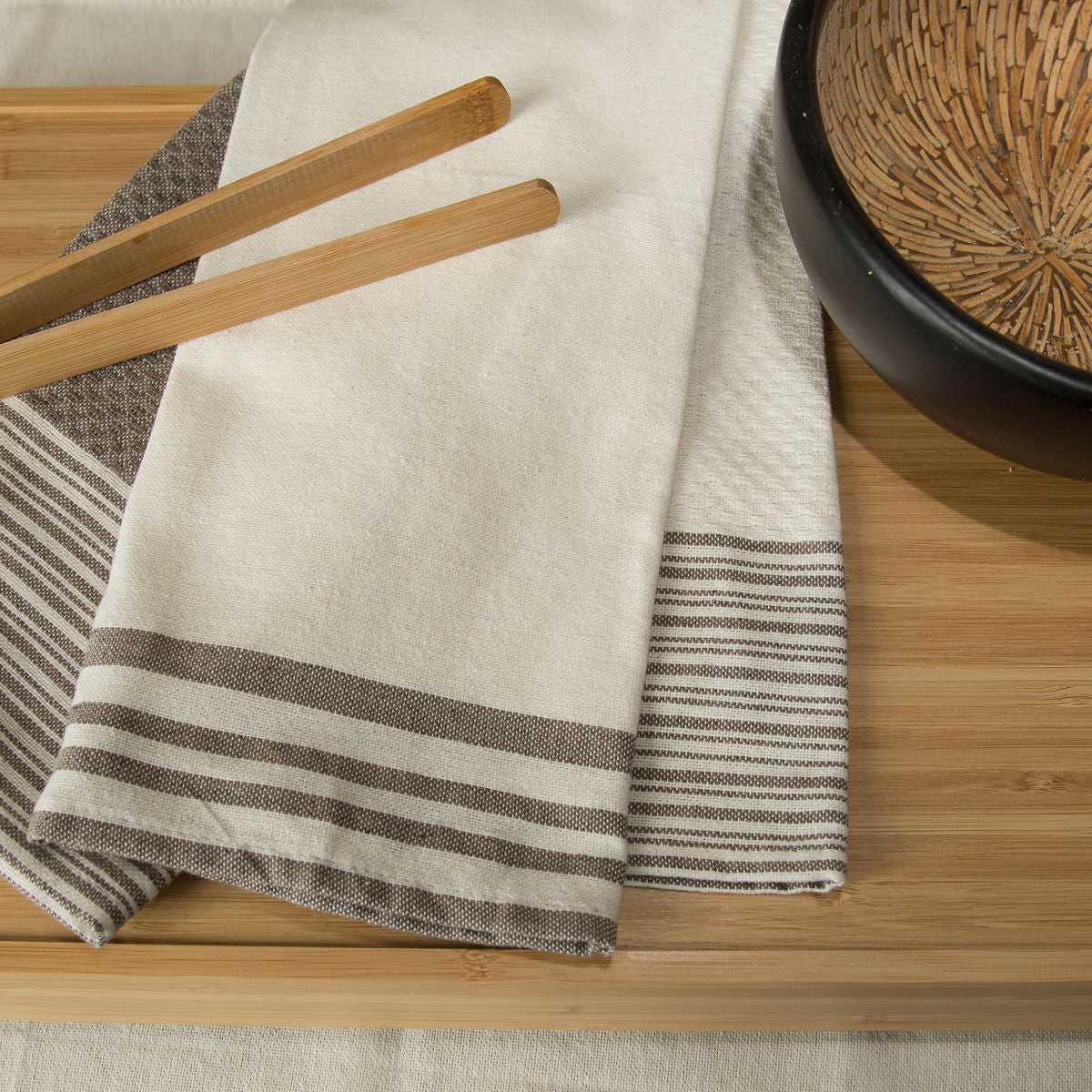 Tea towel (x3) cotton 45x70 MAHDIA