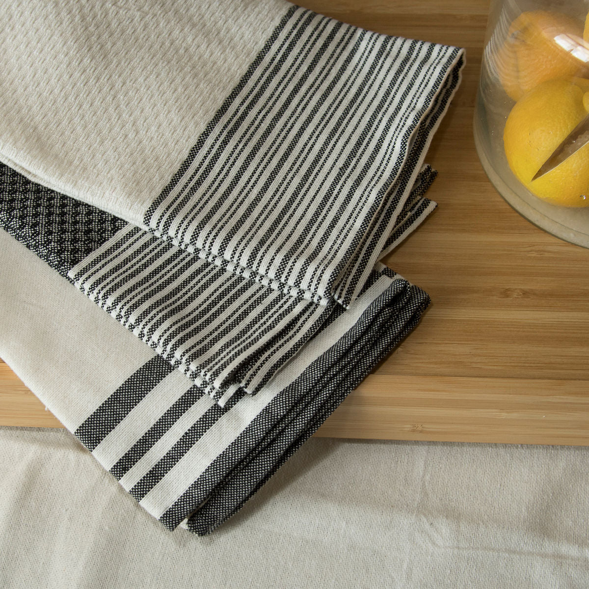 Tea towel (x3) cotton 45x70 MAHDIA