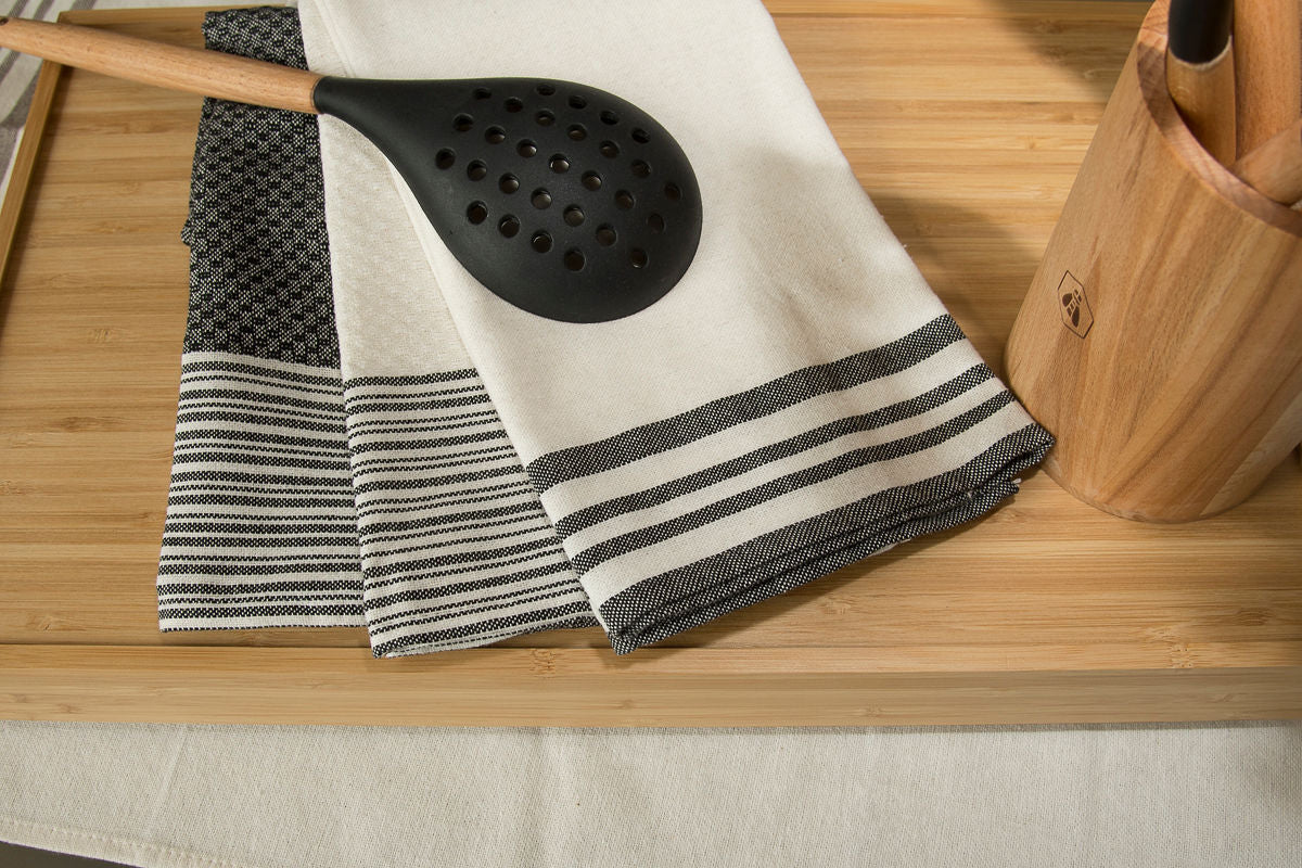 Tea towel (x3) cotton 45x70 MAHDIA