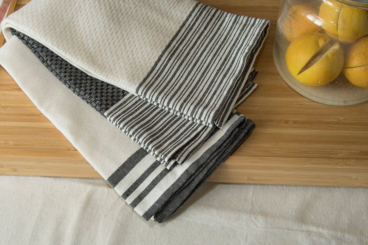 Tea towel (x3) cotton 45x70 MAHDIA