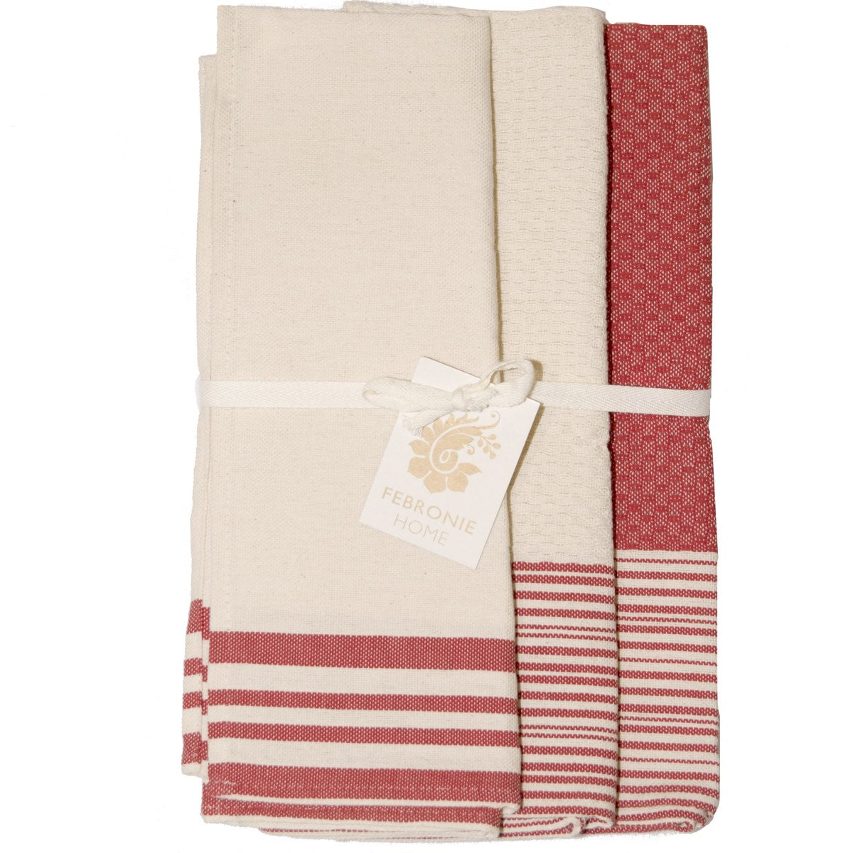 Tea towel (x3) cotton 45x70 MAHDIA