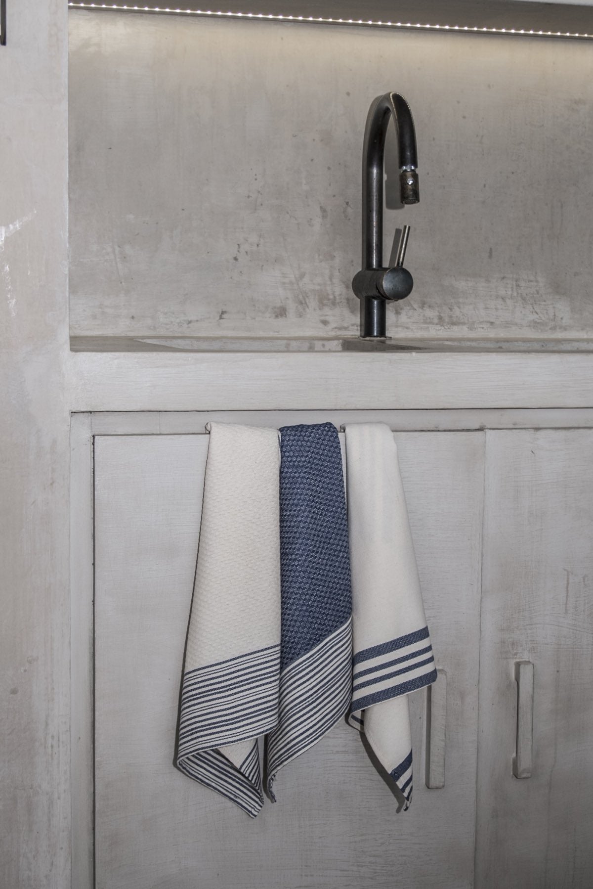 Tea towel (x3) cotton 45x70 MAHDIA