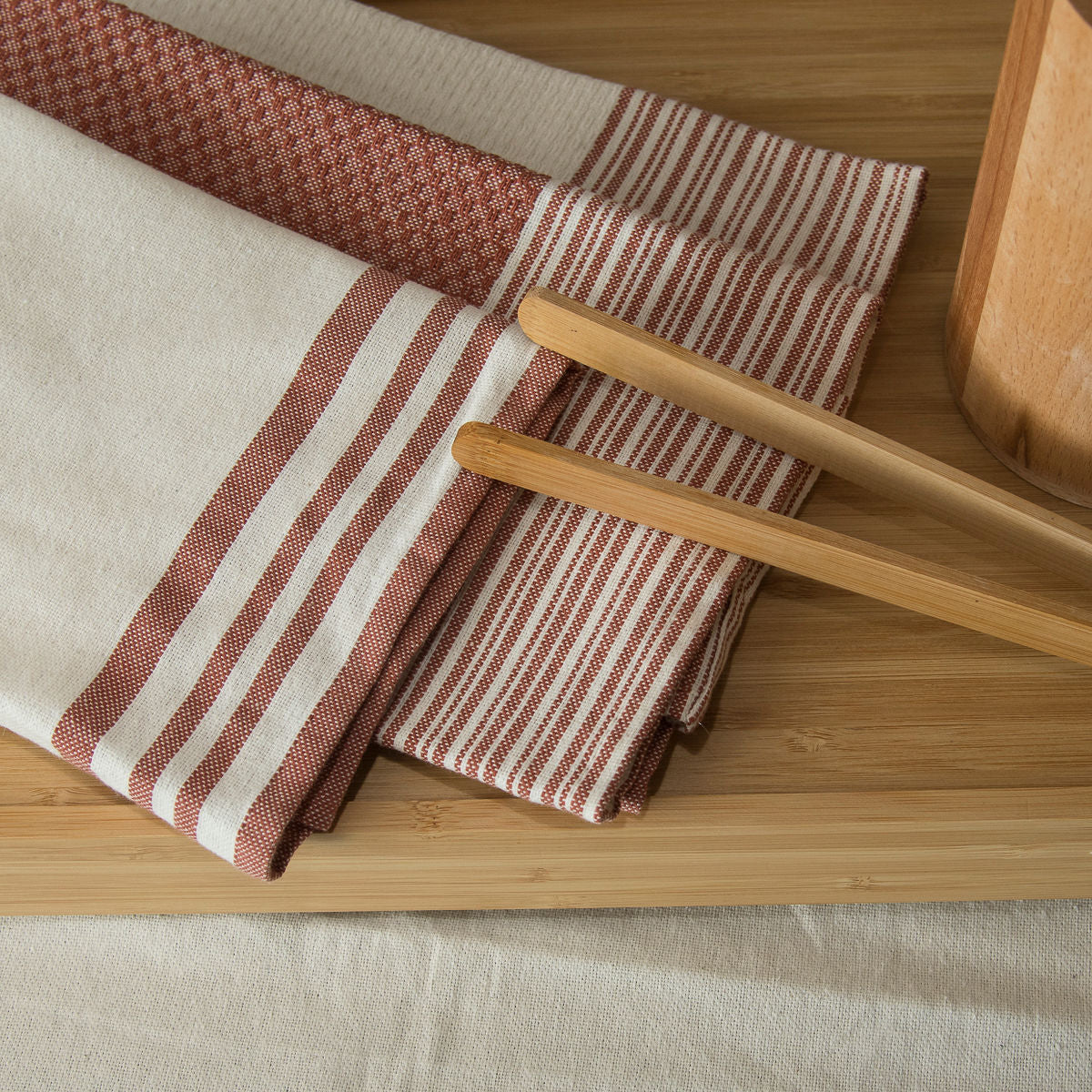 Tea towel (x3) cotton 45x70 MAHDIA
