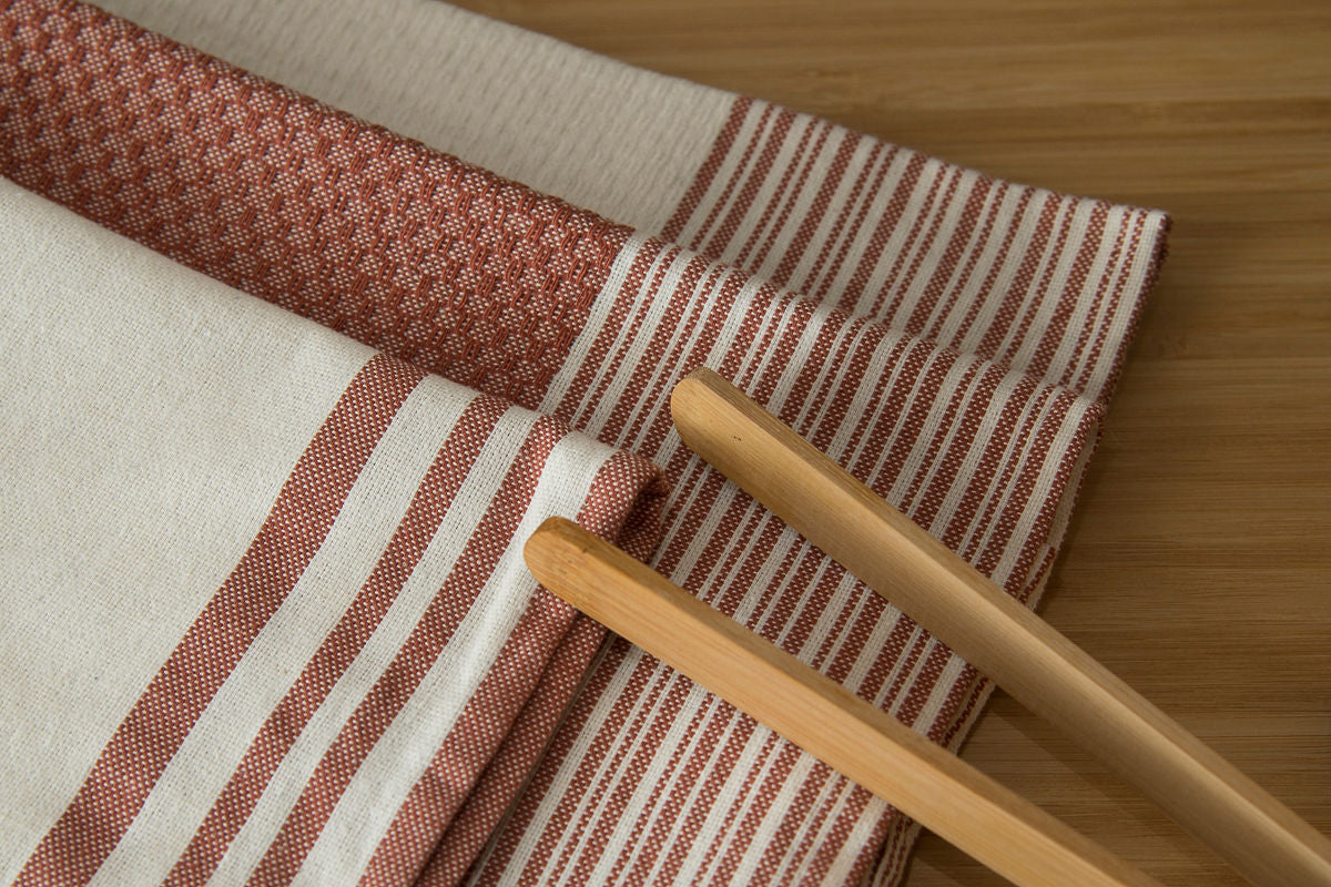 Tea towel (x3) cotton 45x70 MAHDIA