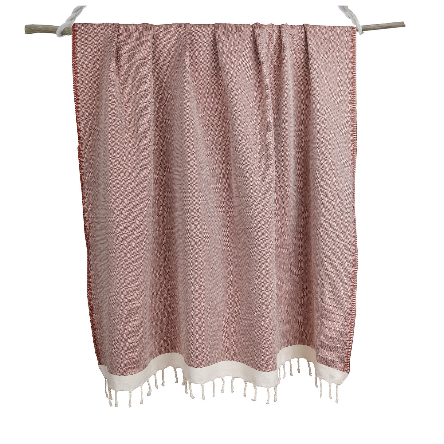 Plaid coton tomette COURCHEVEL febronie.com