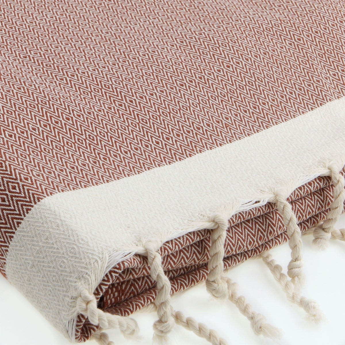 Plaid coton tomette COURCHEVEL