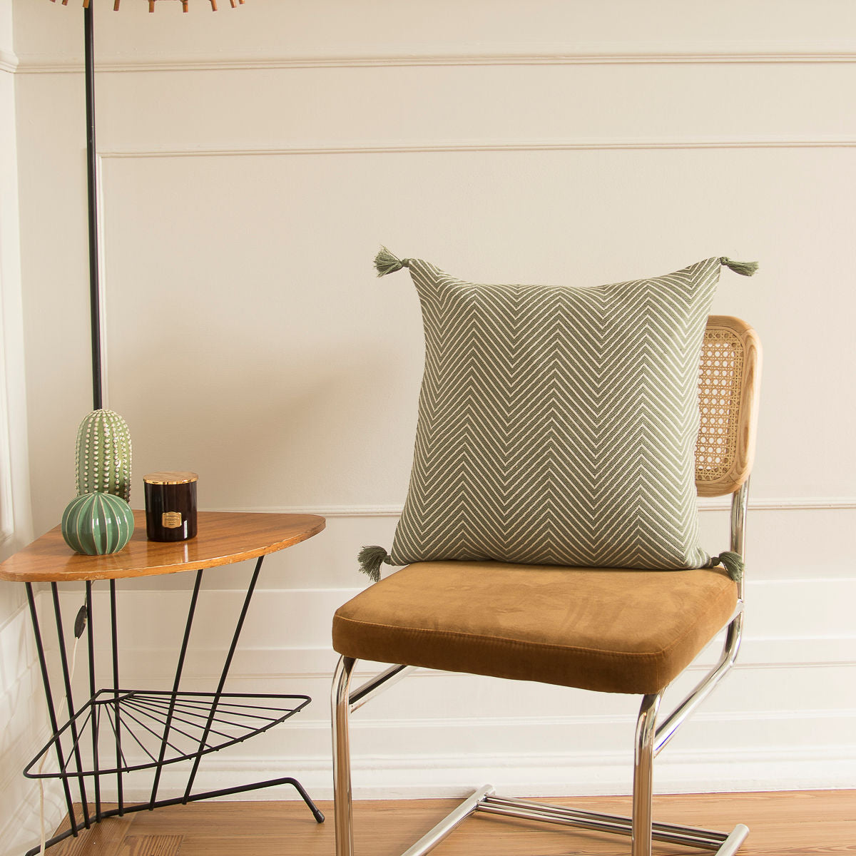 Cotton cushion cover 50x50 AMSTERDAM
