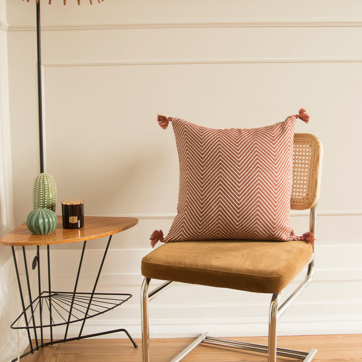 Cotton cushion cover 50x50 AMSTERDAM