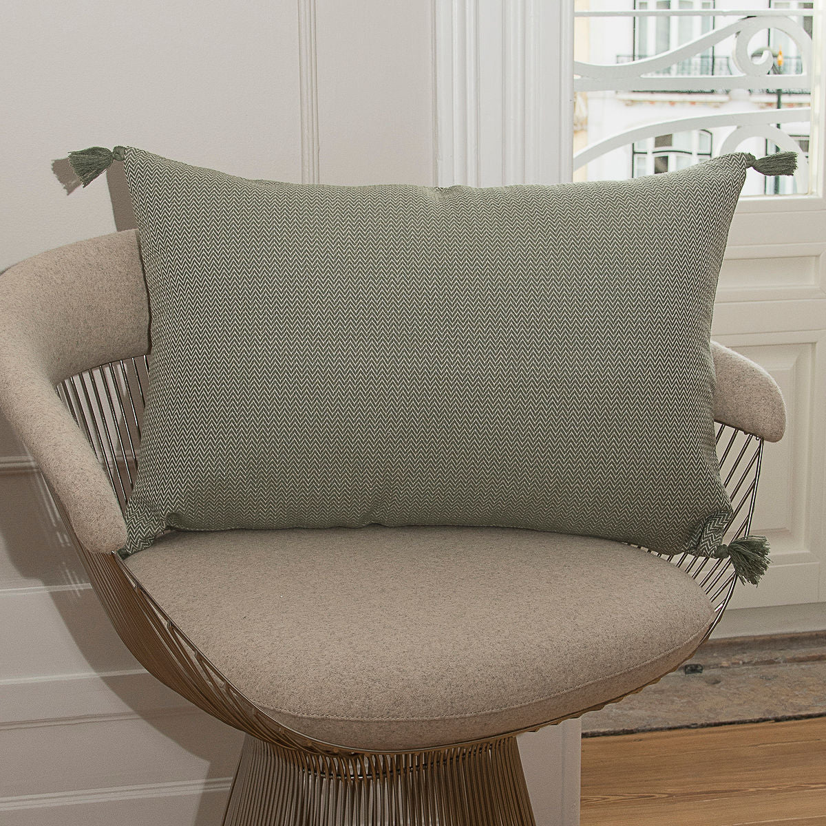 Housse de coussin coton 50x30 STOCKHOLM
