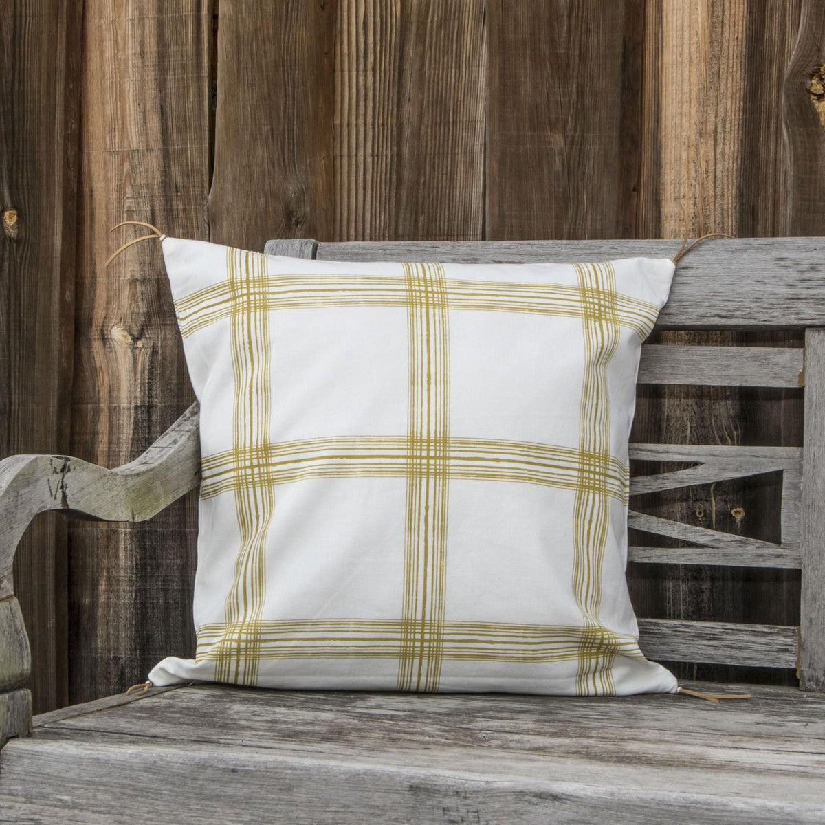 Lot de 2 housses de coussin coton 50x50 MADRAS
