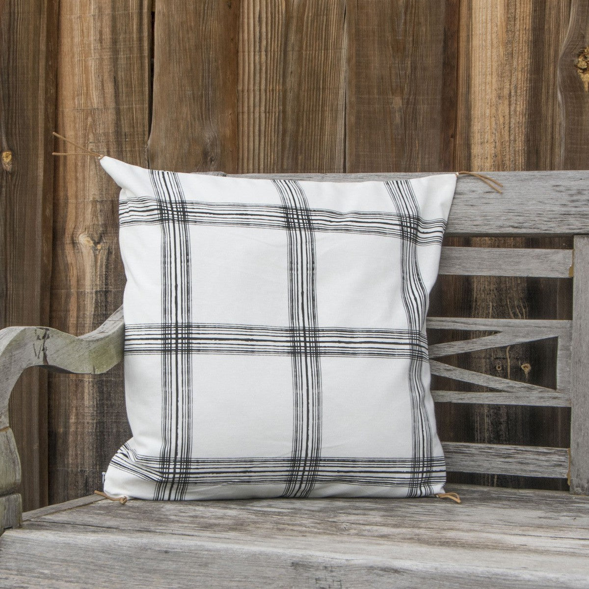 Lot de 2 housses de coussin coton 50x50 MADRAS