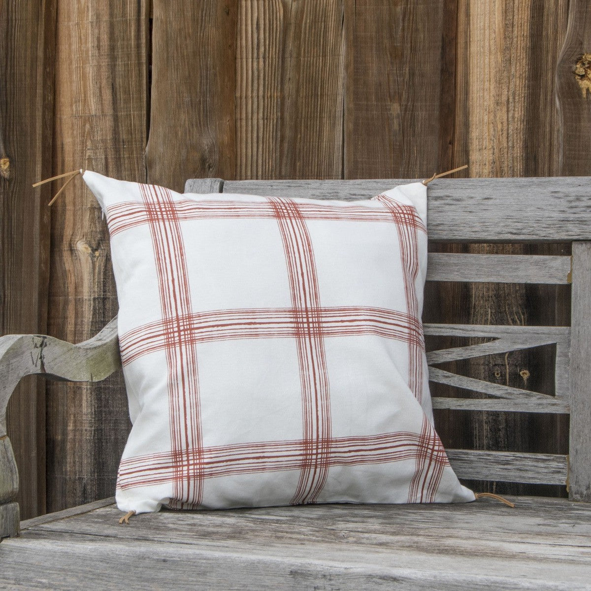 Lot de 2 housses de coussin coton 50x50 MADRAS