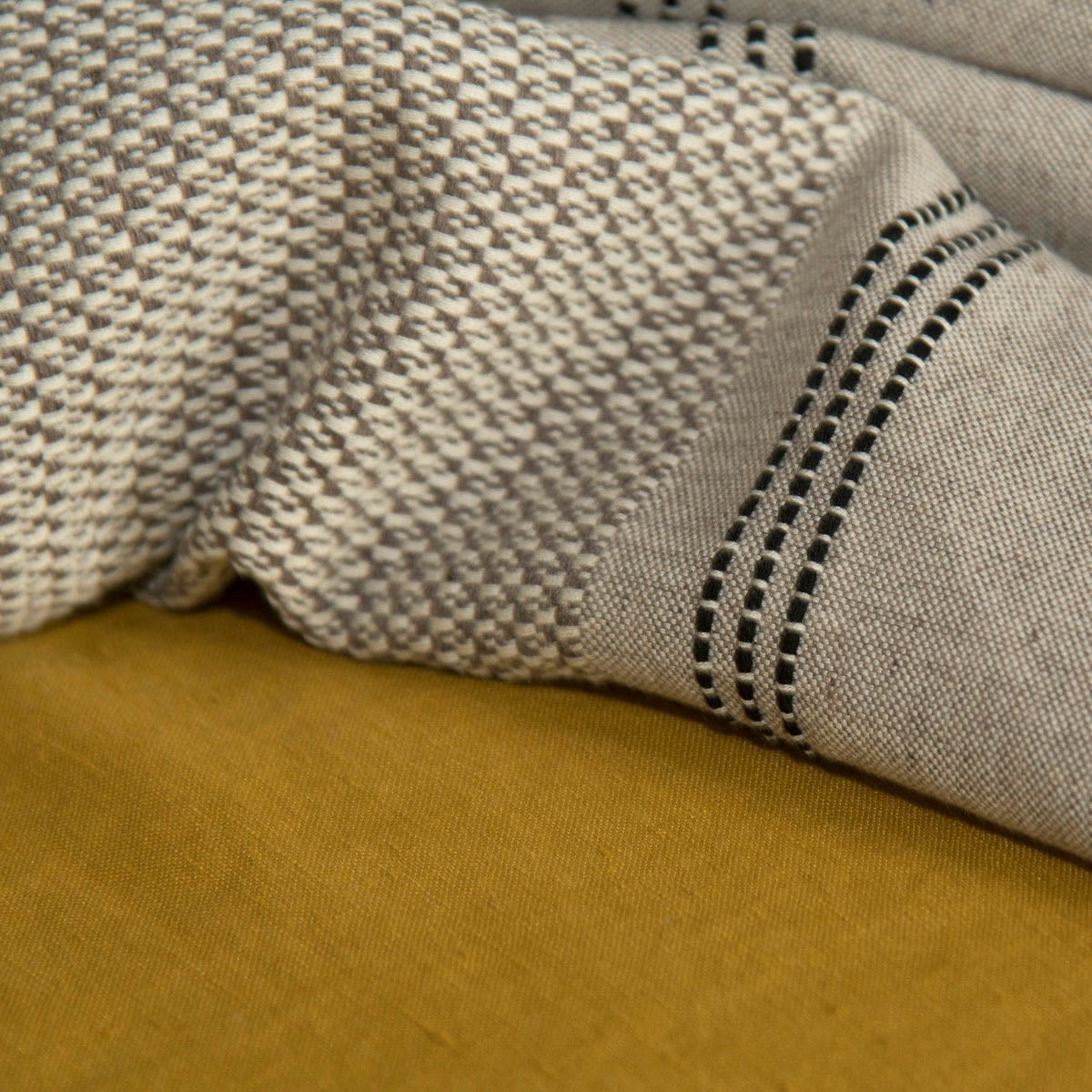 Plaid grand modèle coton HANA 160x250 cm