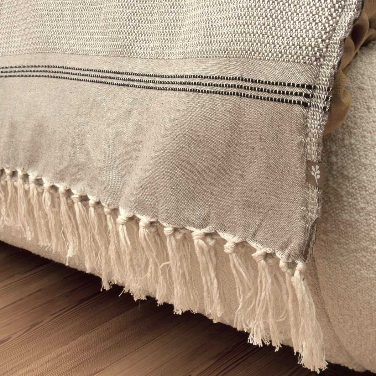 Plaid grand modèle coton HANA 160x250 cm