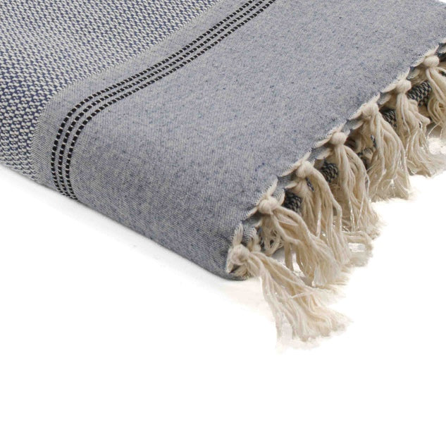Plaid grand modèle coton HANA 160x250 cm