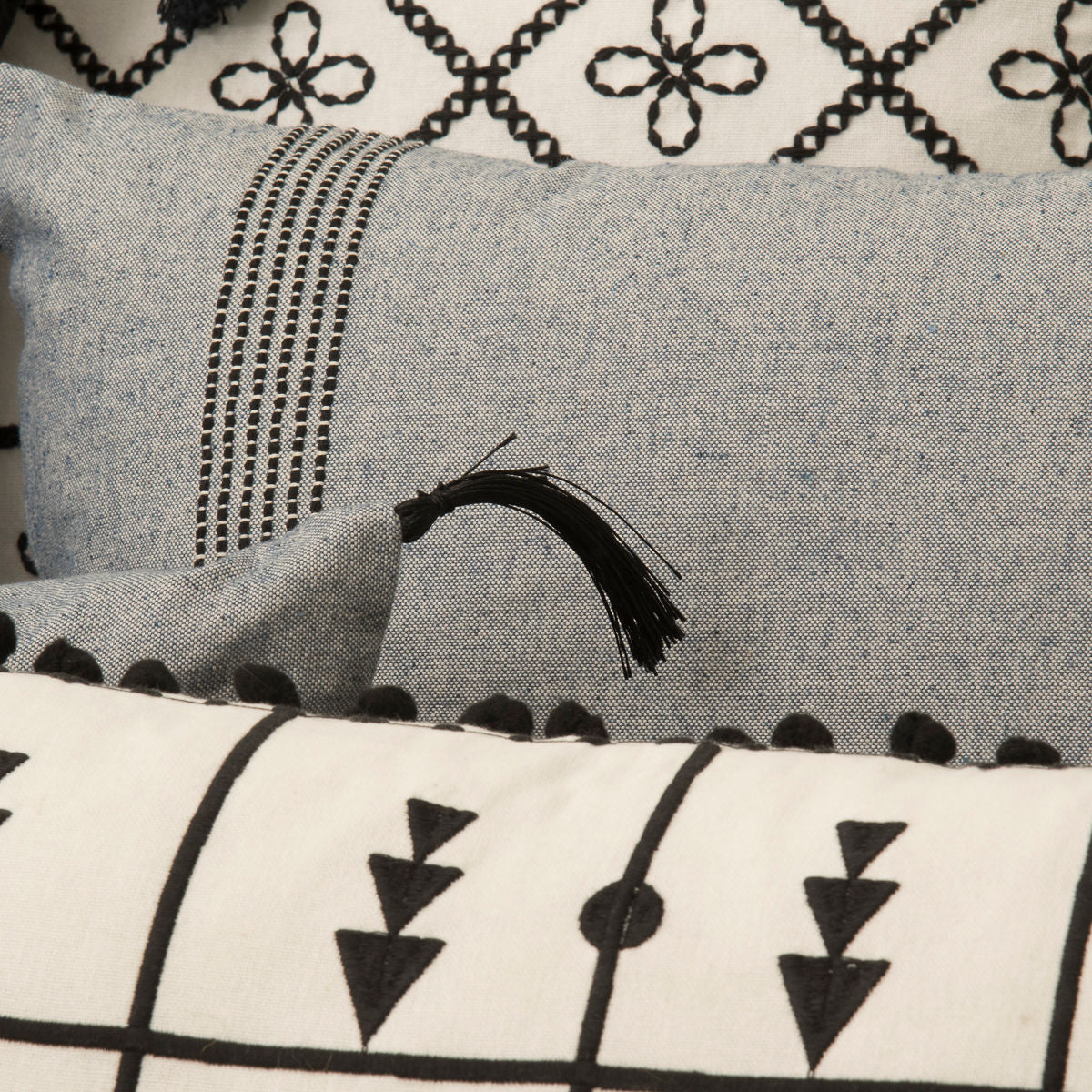 Housse de coussin coton 60x40 HANA