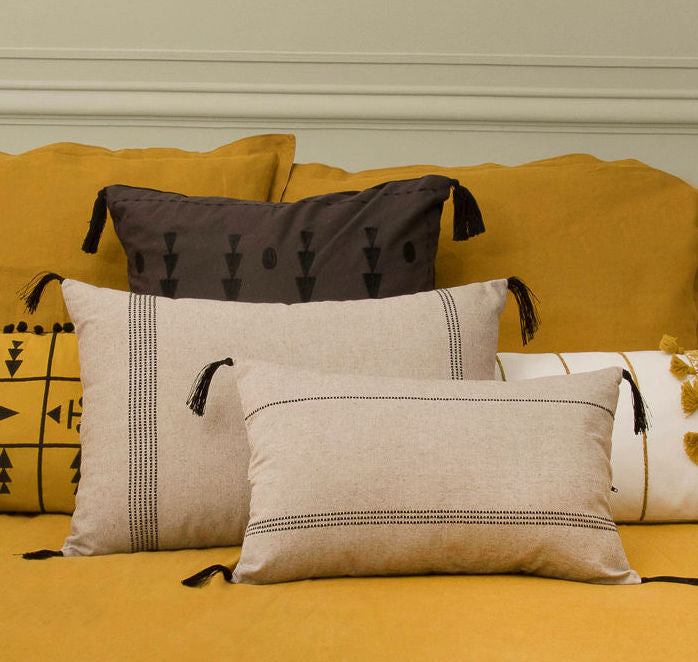 Housse de coussin coton 50x30 HANA