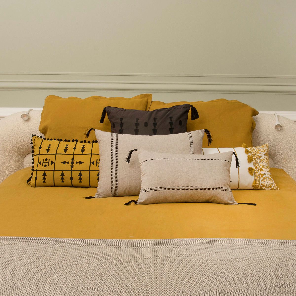 Housse de coussin coton 50x30 HANA