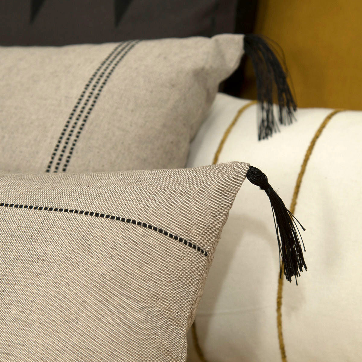 Housse de coussin coton 50x30 HANA